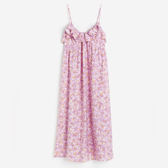 Ruffle Trim Maxi Dress - Picture 1 of 5